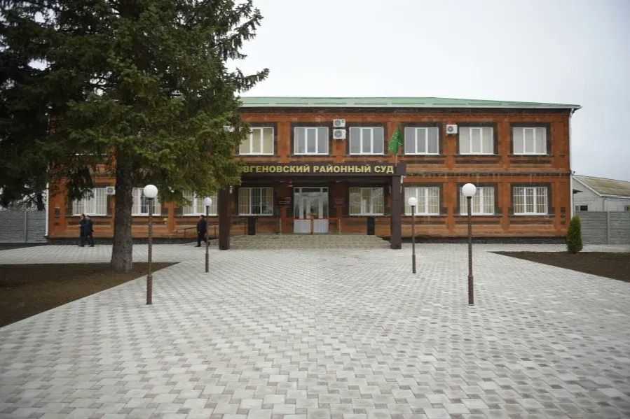 The building of the Shovgenovsky District Court in Adygea. Photo: adygheya.ru.