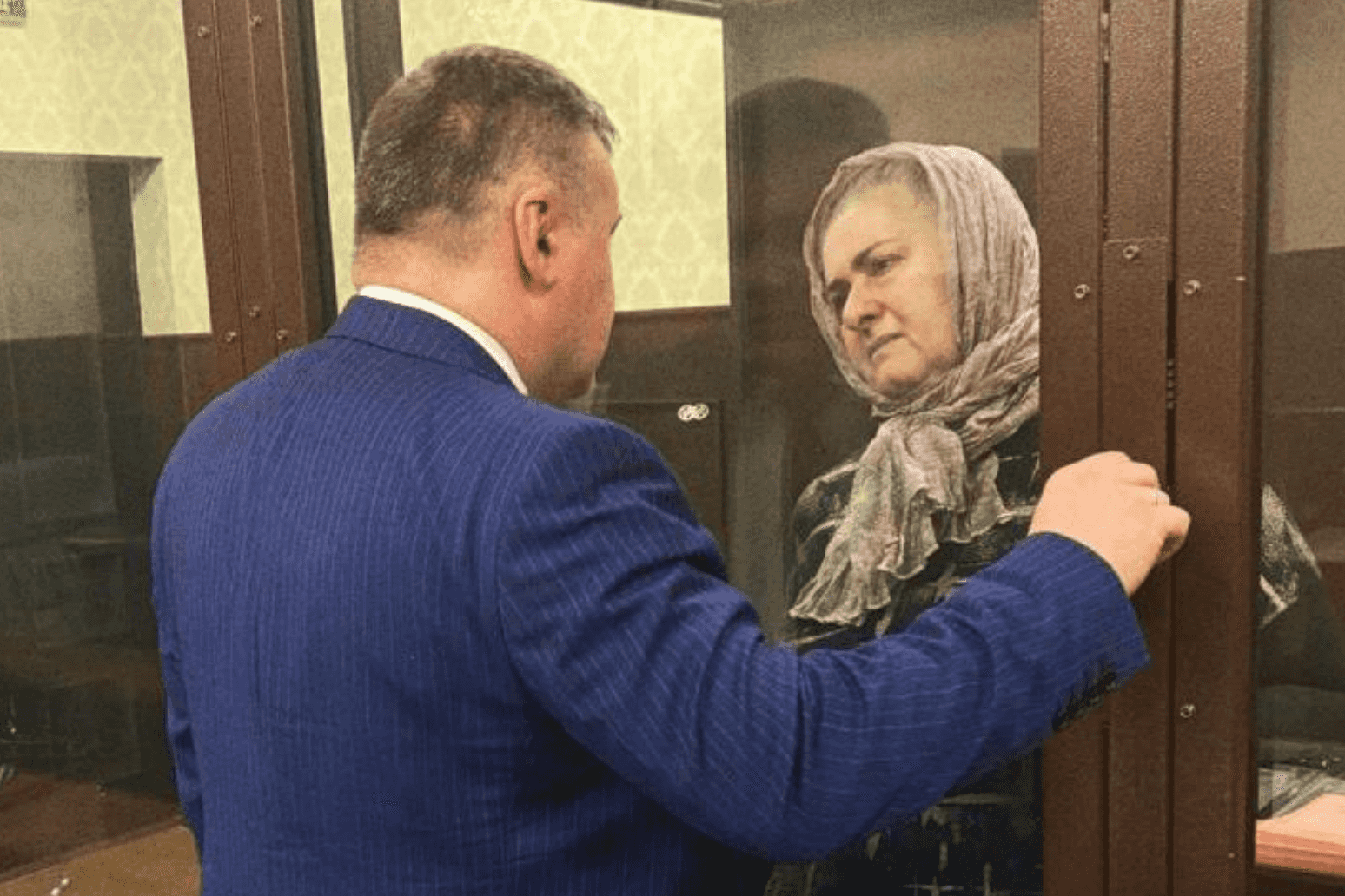 Zarema Musaeva and her lawyer. Photo: Crew Against Torture.