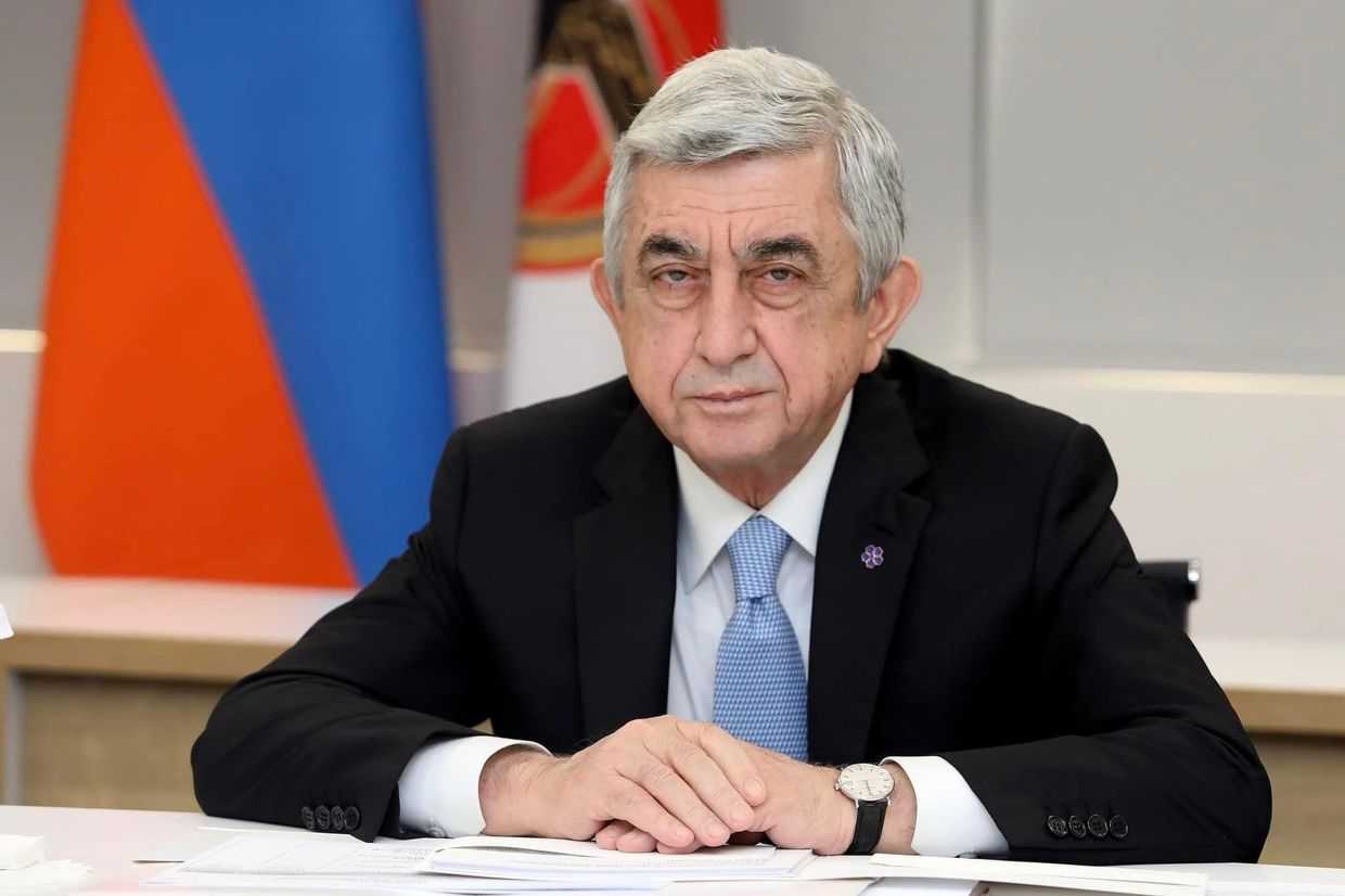 Former Armenian President Serzh Sargsyan. Official photo.