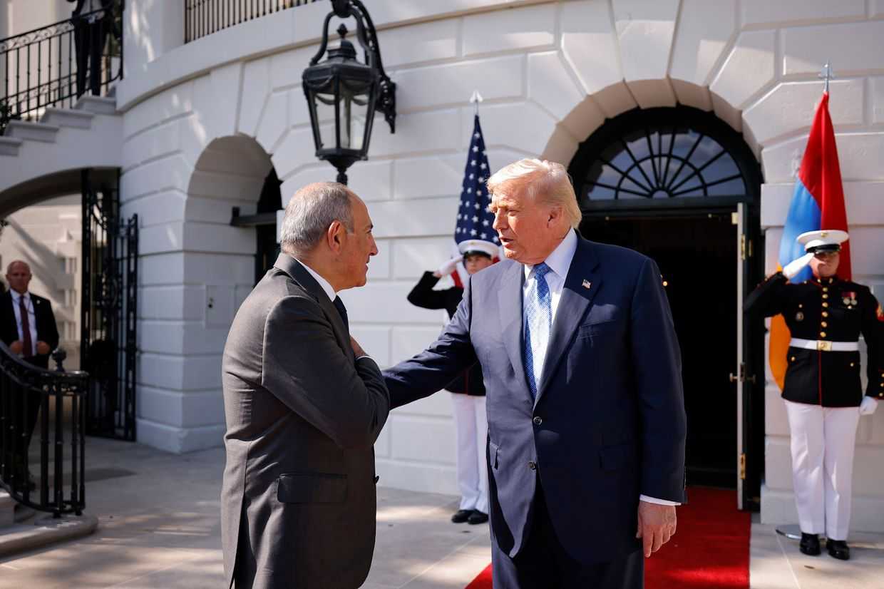 Armenian Prime Minister Nikol Pashinyan and US President Donald Trump in Washington in August 2025. Official photo.