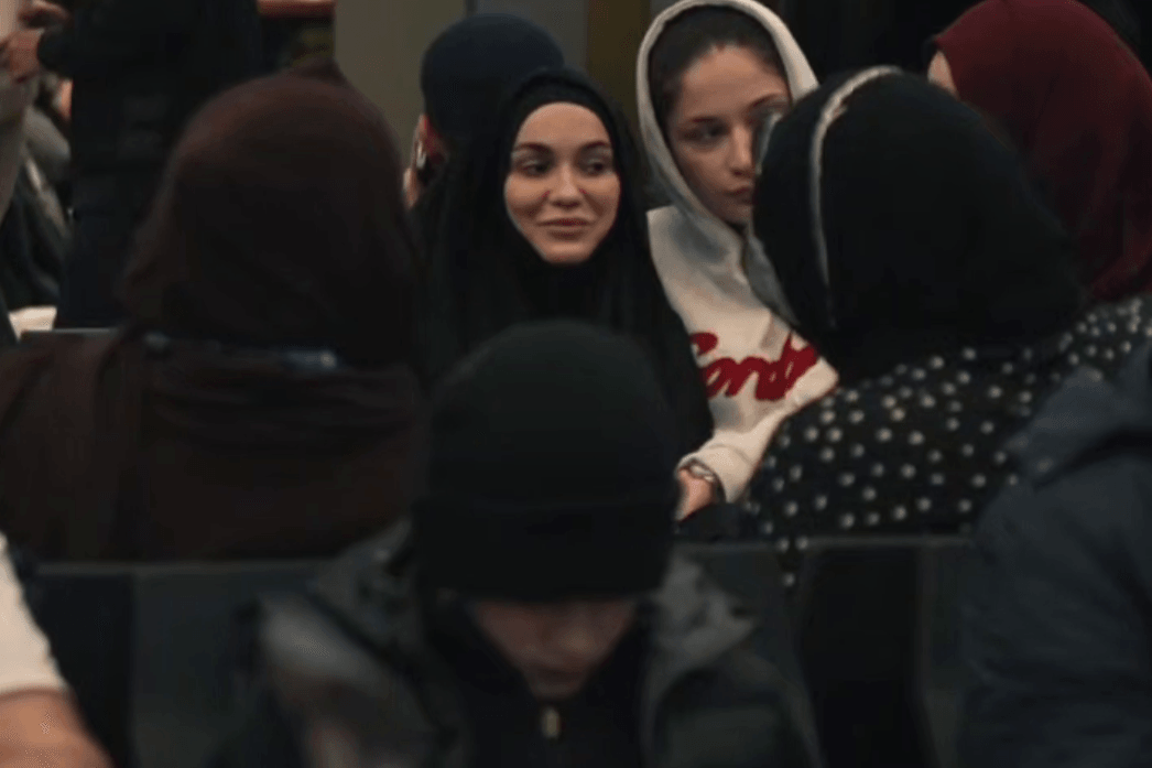 Daghestani pilgrims. Screengrab from video.