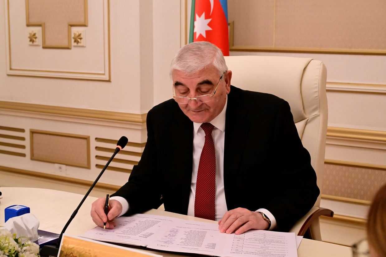 Mazahir Panahov, chair of the Central Election Commission. Official photo.